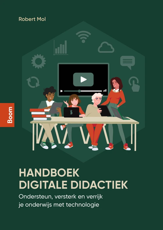 Omslag Handboek digitale didactiek van Robert Mol, uitgeverij Boom